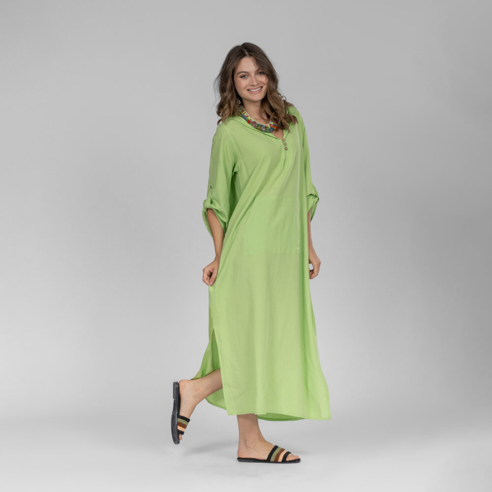 Linen Plain Summer Dress