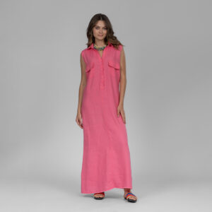 Linen Plain Summer Dress