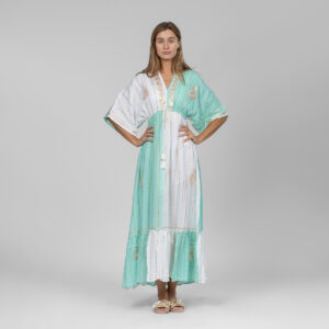 Mint Embroidered Dress