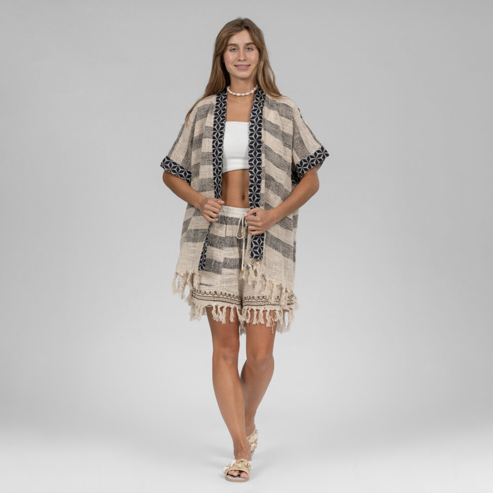SHORT KIMONO