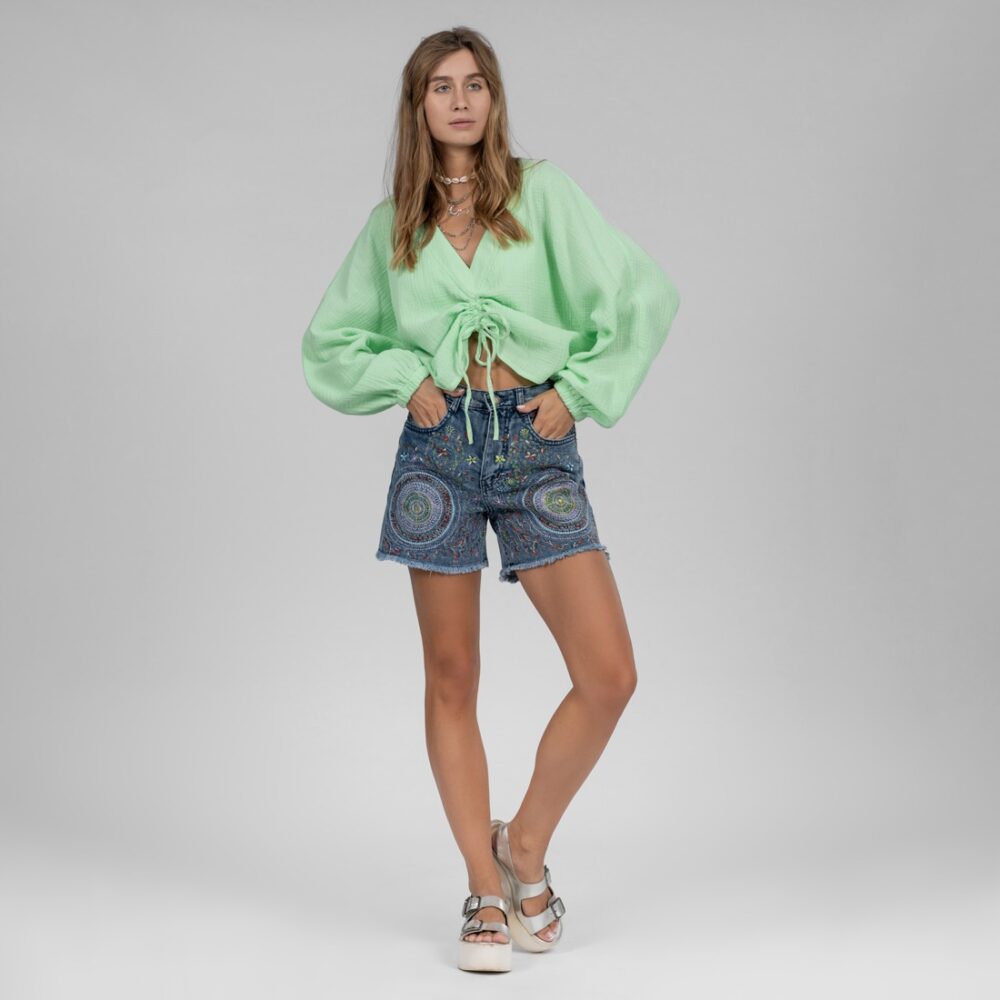 Drawstring Blouse